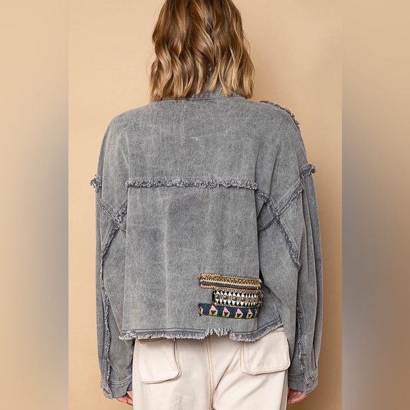 LAST ONE- POL Denim Jacket - Picture 3 of 3